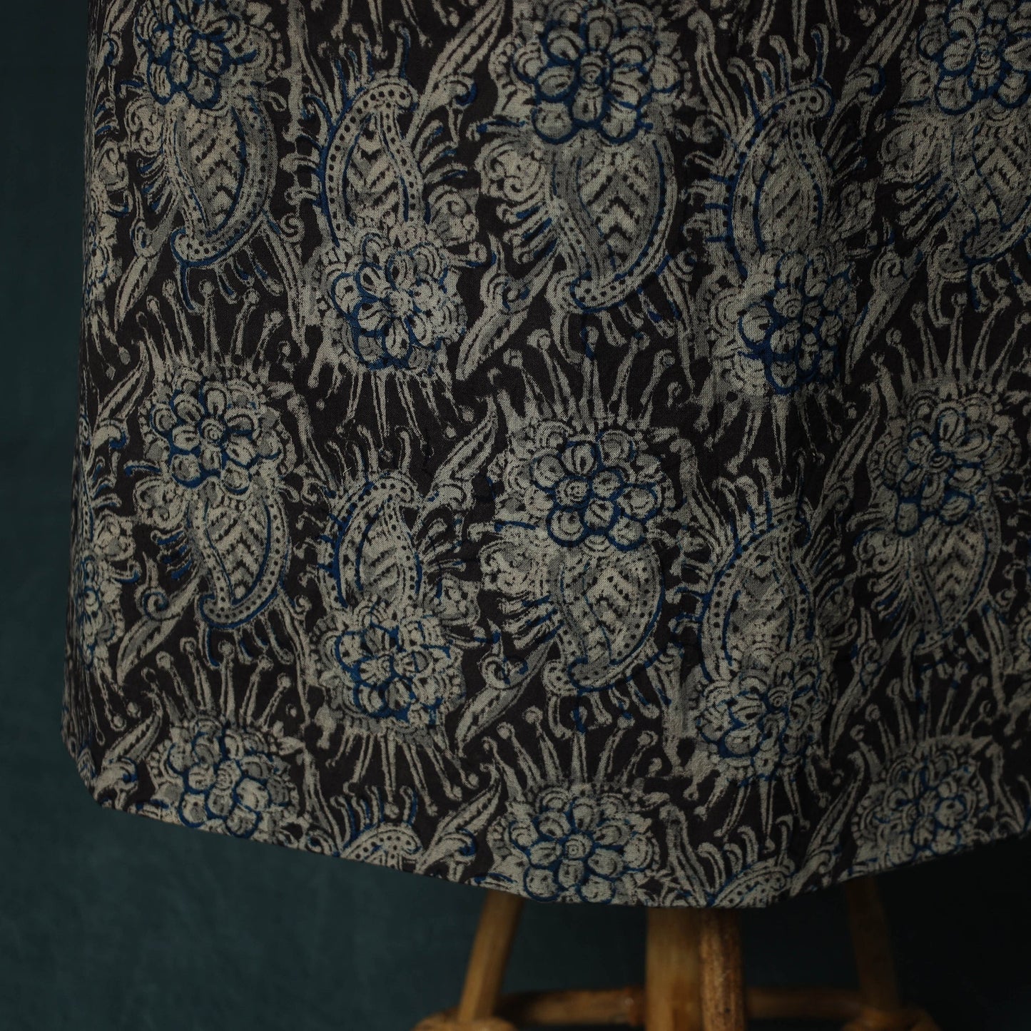 Pedana hand block print natural dyed cotton kalamkari 2pc
