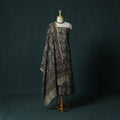 Pedana hand block print natural dyed cotton kalamkari 2pc