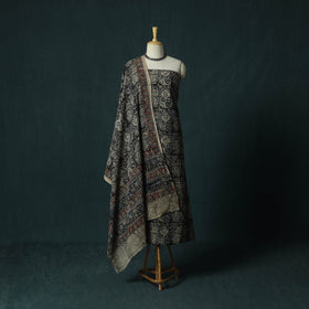 Pedana hand block print natural dyed cotton kalamkari 2pc