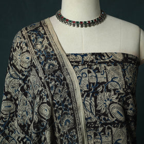 Pedana hand block print natural dyed cotton kalamkari 2pc