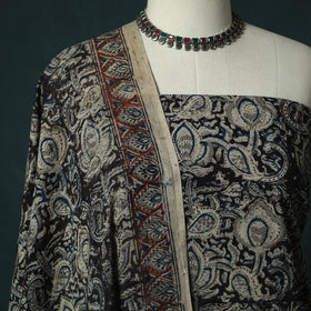Pedana hand block print natural dyed cotton kalamkari 2pc