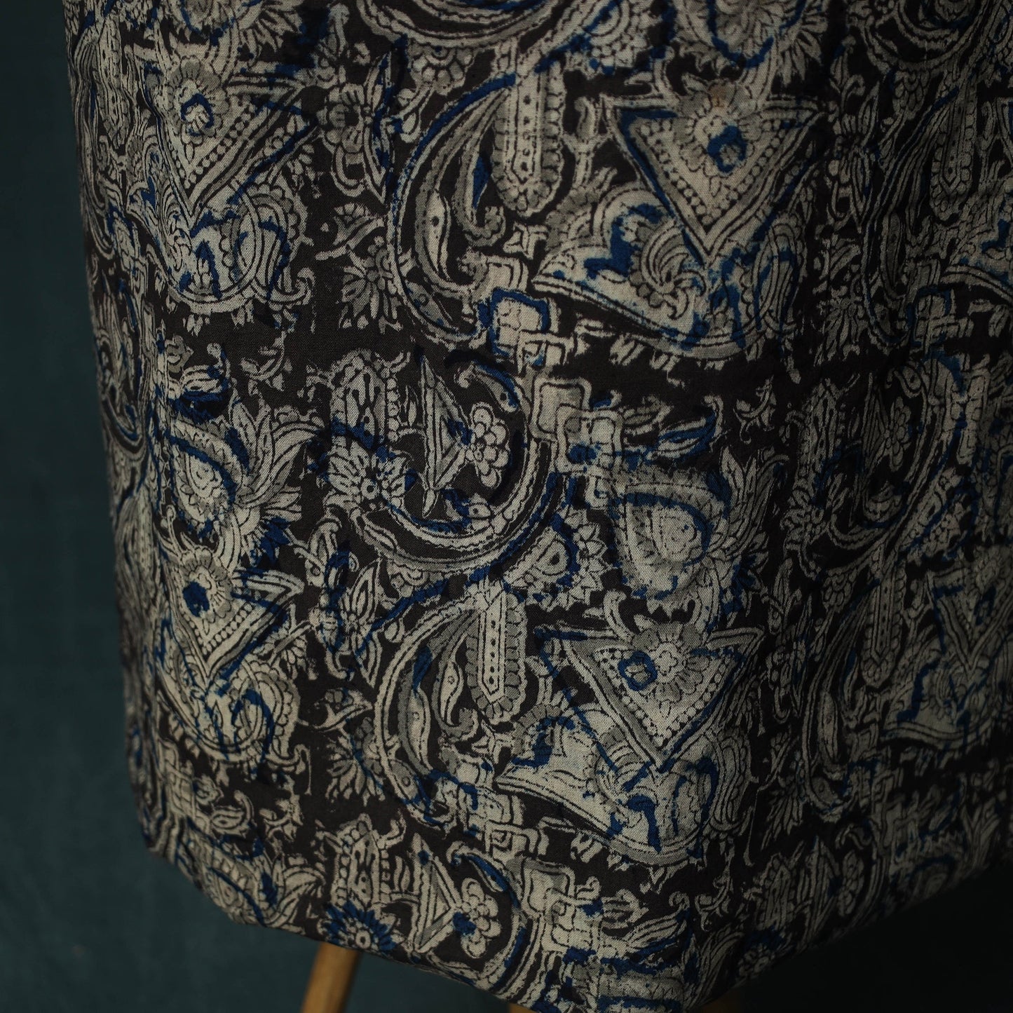Pedana hand block print natural dyed cotton kalamkari 2pc