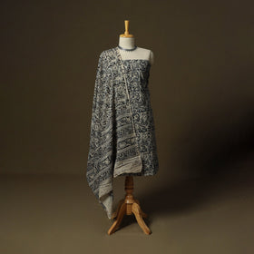 Pedana hand block print natural dyed cotton kalamkari 2pc