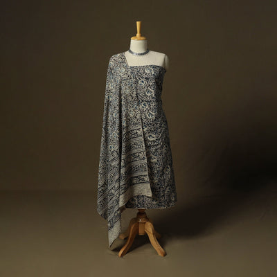 Pedana hand block print natural dyed cotton kalamkari 2pc