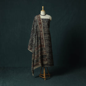 Pedana hand block print natural dyed cotton kalamkari 2pc