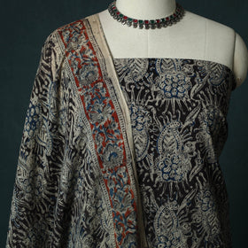 Pedana hand block print natural dyed cotton kalamkari 2pc