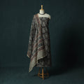 Pedana hand block print natural dyed cotton kalamkari 2pc