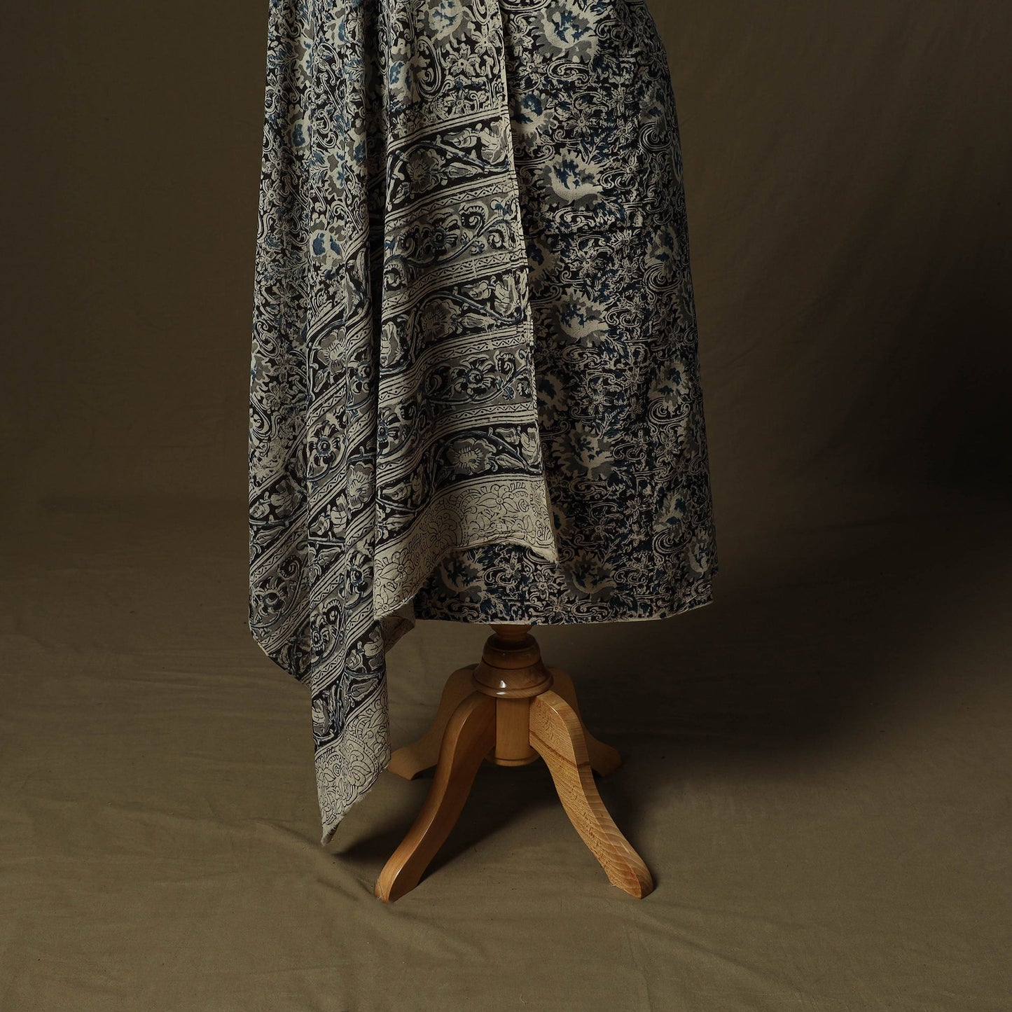 Pedana hand block print natural dyed cotton kalamkari 2pc