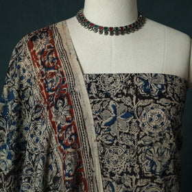 Pedana hand block print natural dyed cotton kalamkari 2pc