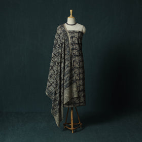 Pedana hand block print natural dyed cotton kalamkari 2pc