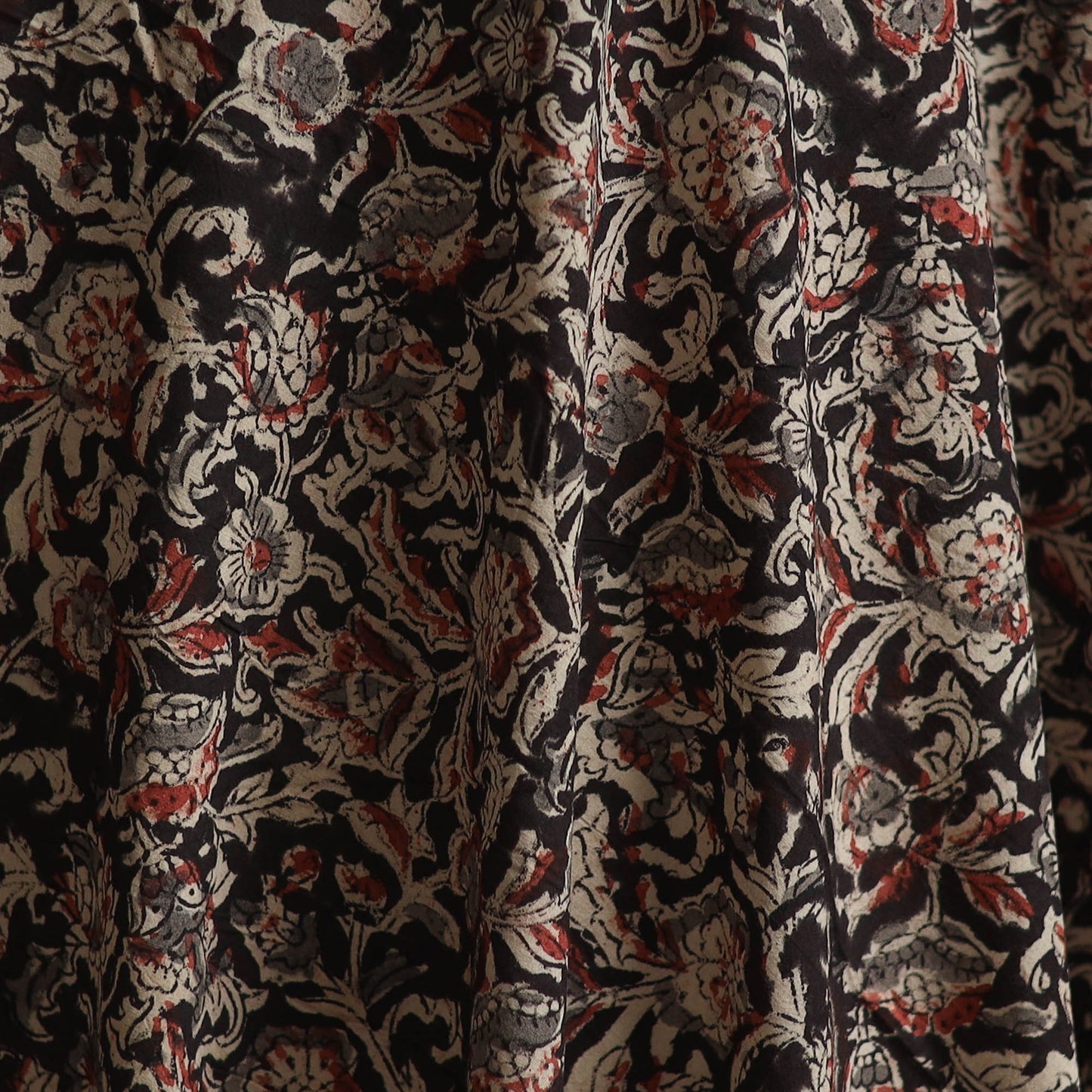 Pedana hand block print natural dyed cotton kalamkari