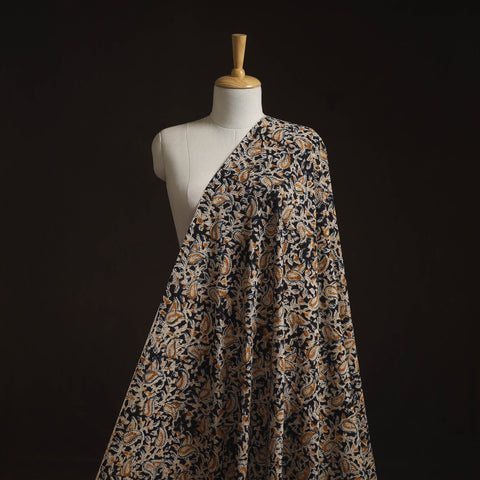 Pedana hand block print natural dyed cotton kalamkari