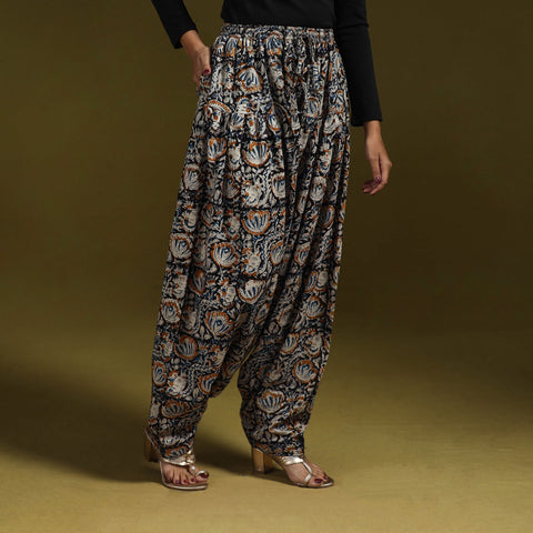 Pedana hand natural dyed cotton kalamkari salwar 10