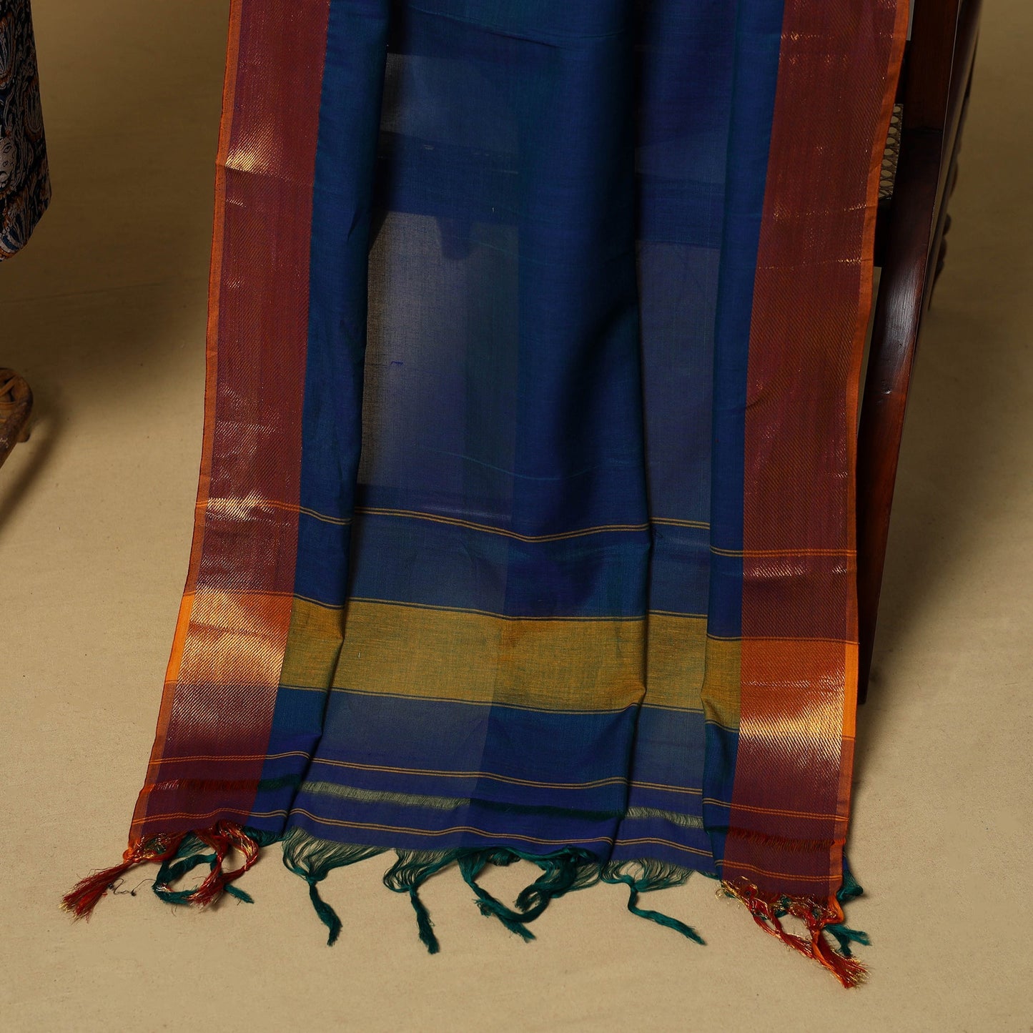 Pedana kalamkari cotton 2pc unstitched dress material