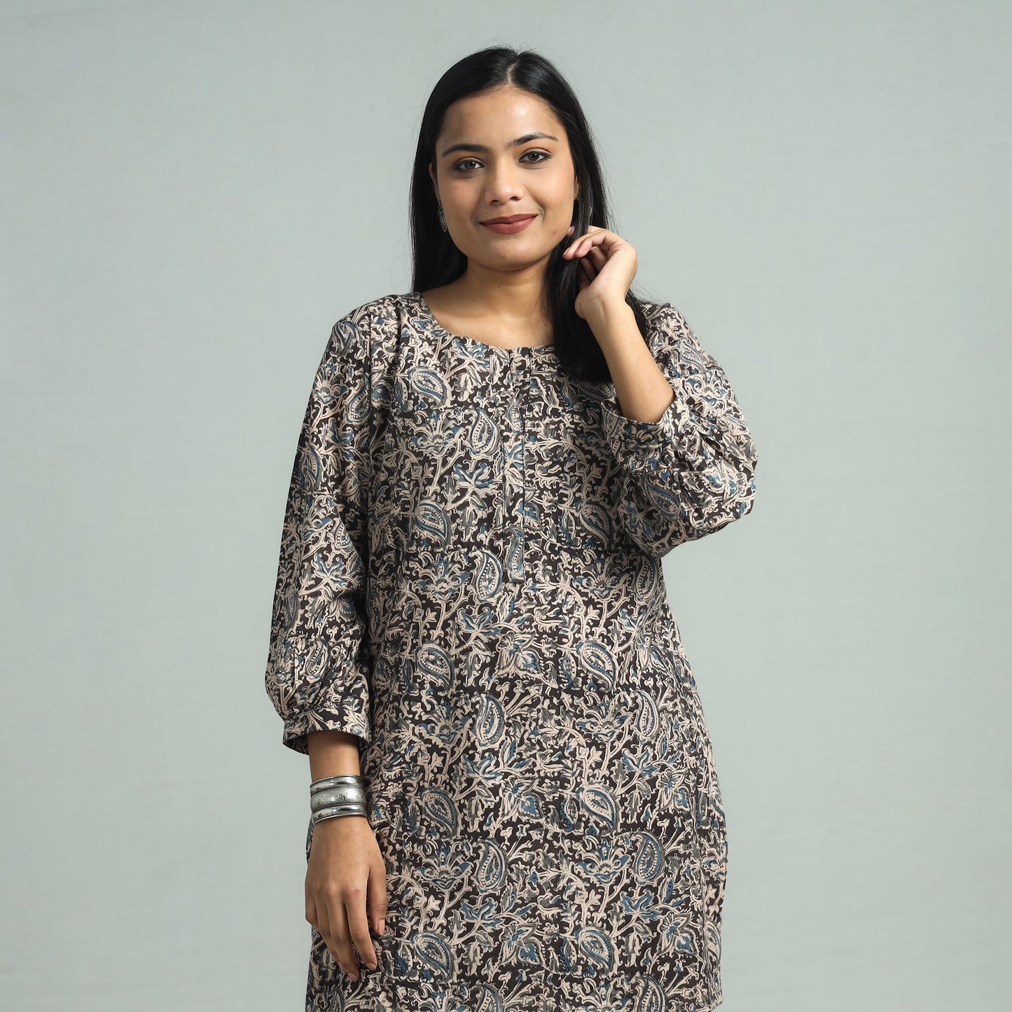 Buy Pedana Kalamkari Block Printed Cotton Co-Ord Set Online at iTokri.com