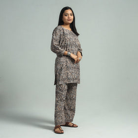 Buy Pedana Kalamkari Block Printed Cotton Co-Ord Set Online at iTokri.com