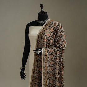 Pedana natural dyed cotton kalamkari dupatta 13