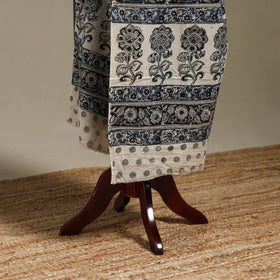 Black - pedana natural dyed cotton kalamkari dupatta 23