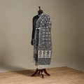 Black - pedana natural dyed cotton kalamkari dupatta 23