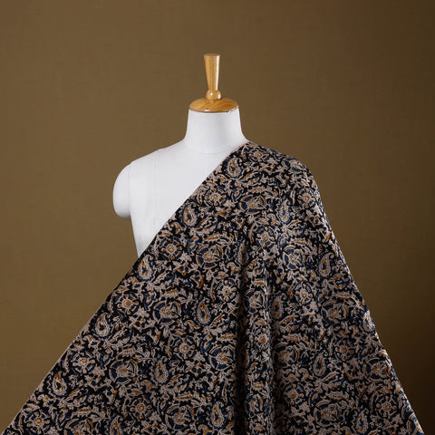 Pedana natural dyed cotton kalamkari fabric 02 - handcrafted