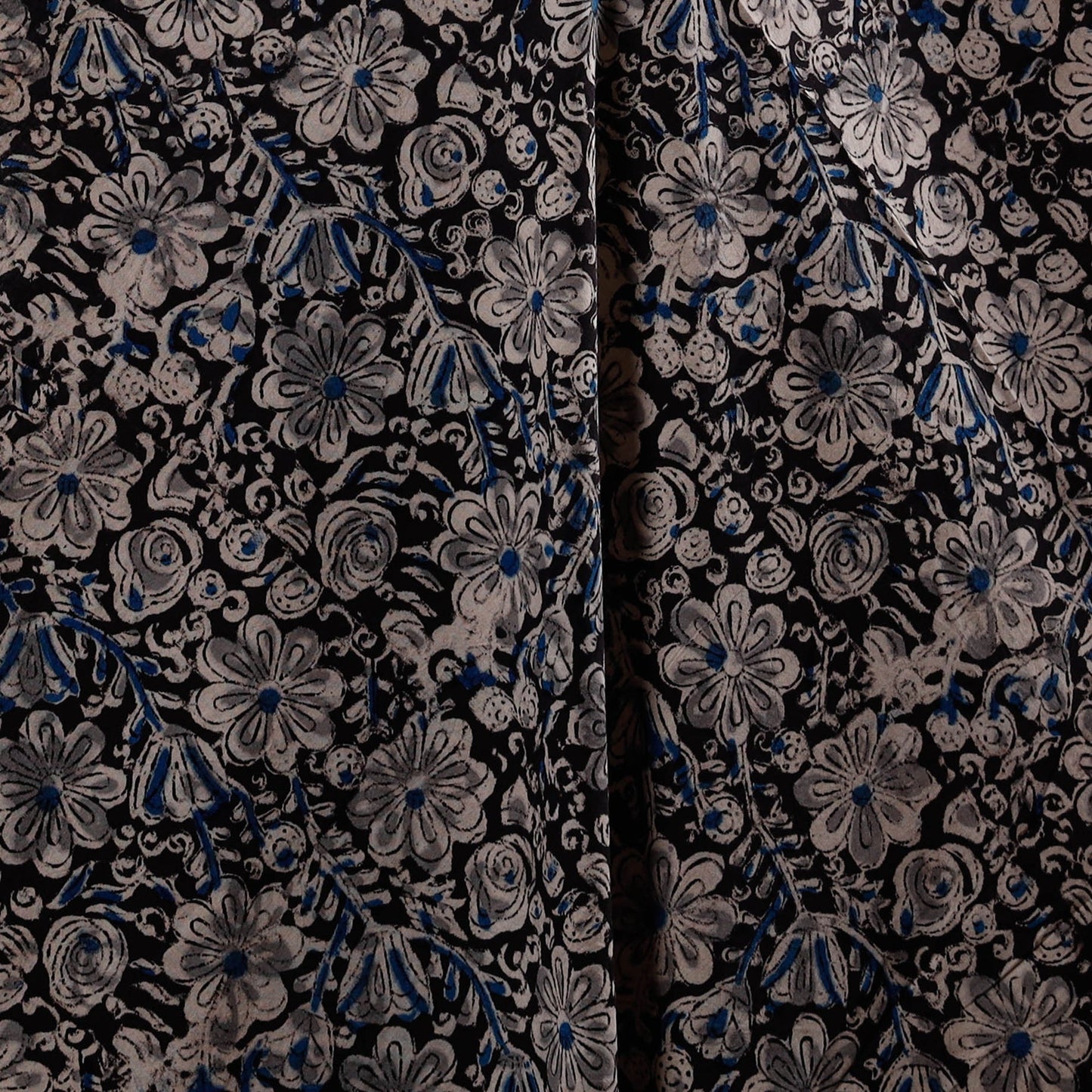 Pedana natural dyed cotton kalamkari fabric 07 - handcrafted