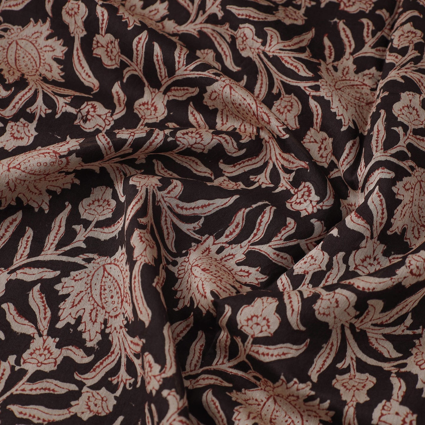  Kalamkari Silk Fabric of Pedana 