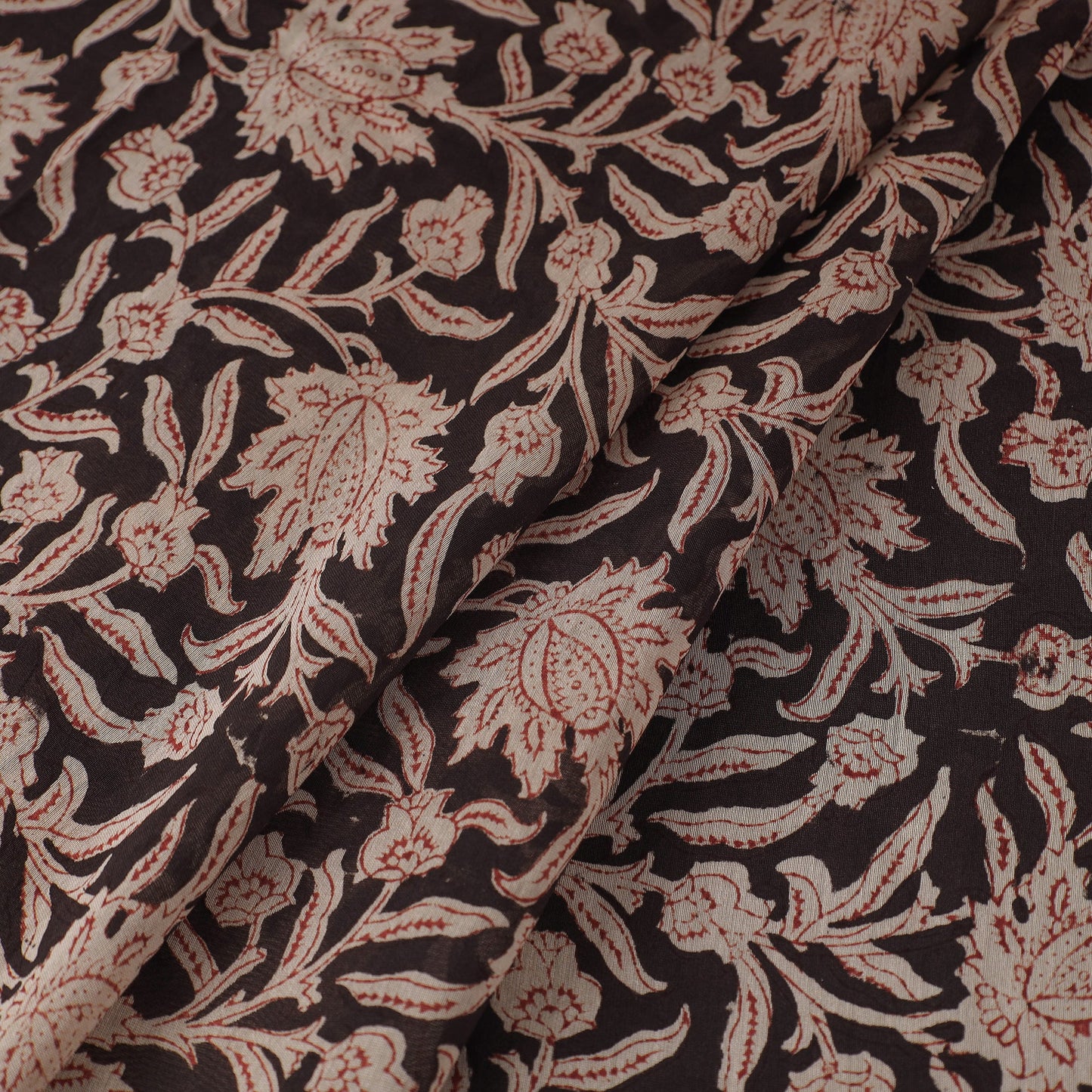  Kalamkari Silk Fabric of Pedana 