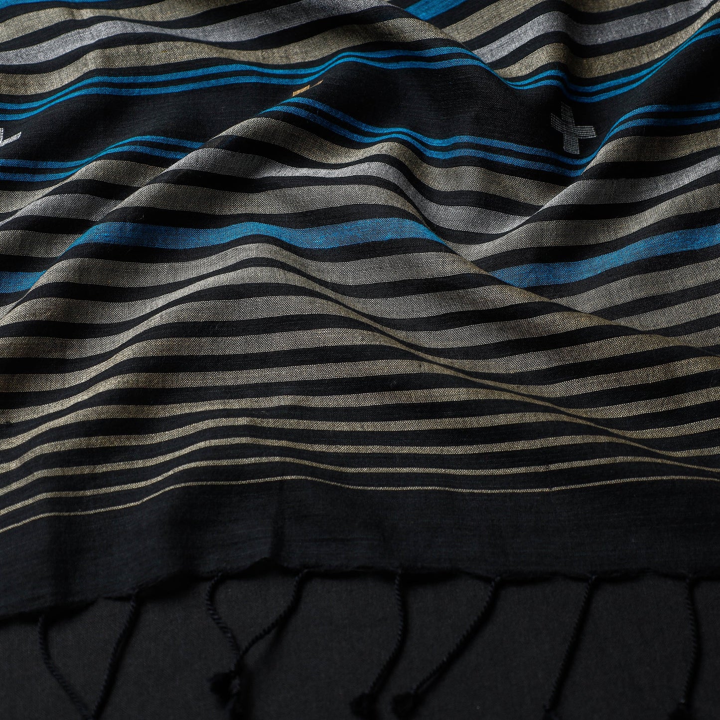  Phulia Bengal Handloom Cotton Stole 