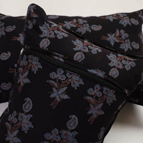 Black - pillow cover (set of 2) 05 - handcrafted