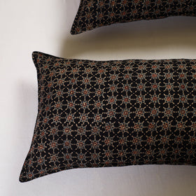 Black - pillow cover (set of 2) 08 - handcrafted