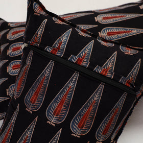 Black - pillow cover (set of 2) 16 - handcrafted