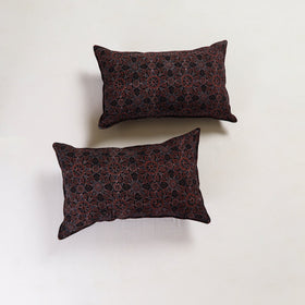 Black - pillow cover (set of 2) 18 - handcrafted