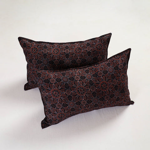 Black - pillow cover (set of 2) 18 - handcrafted