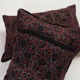 Black - pillow cover (set of 2) 18 - handcrafted