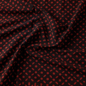 Black - pipad printed cotton fabric - handcrafted