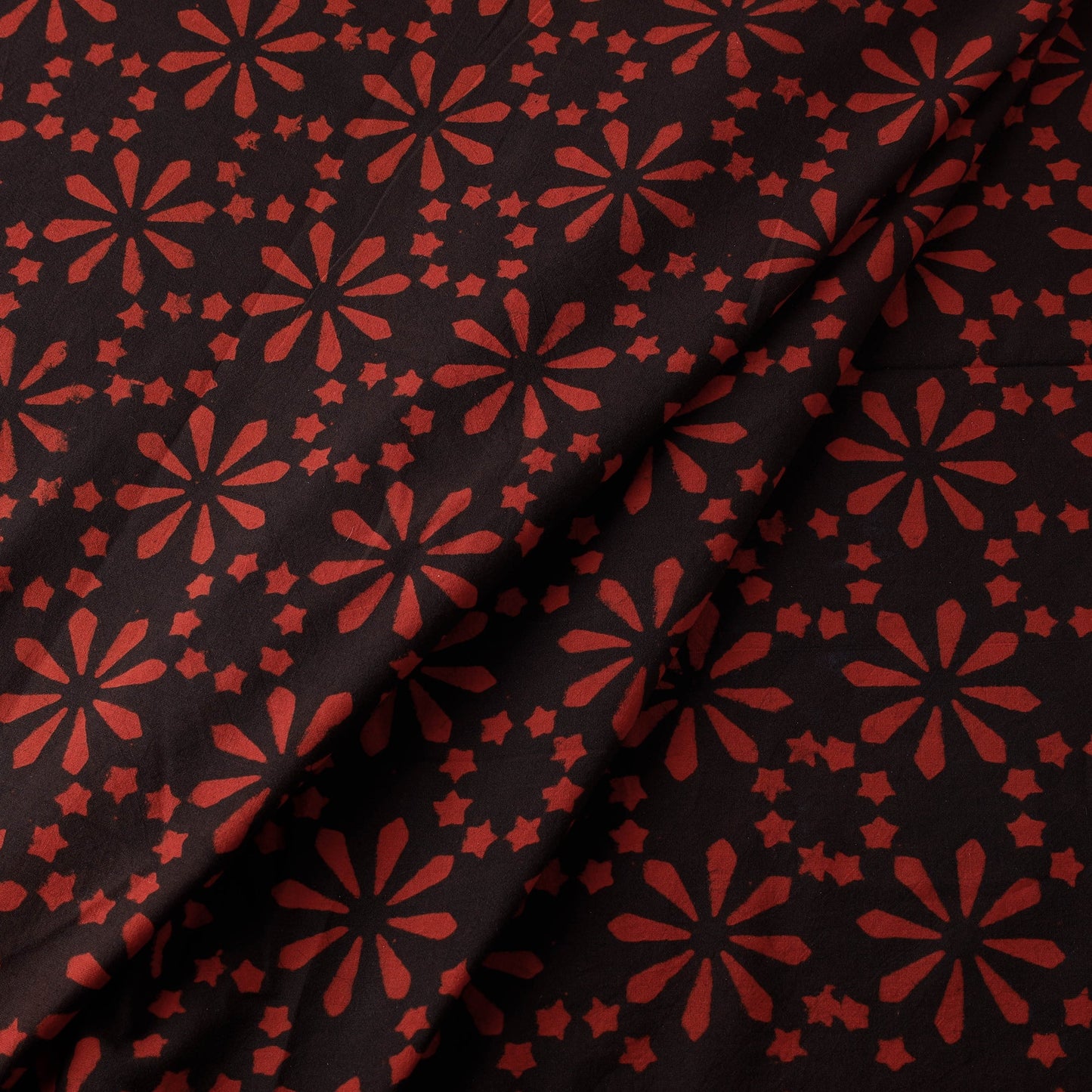 Buy Pipad Block Printed Cotton Fabric Online at iTokri.com