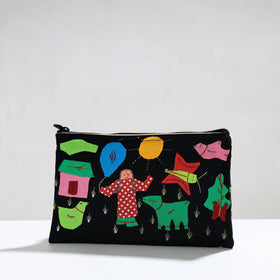  Pipli Applique Work Cotton Cosmetic Pouch 