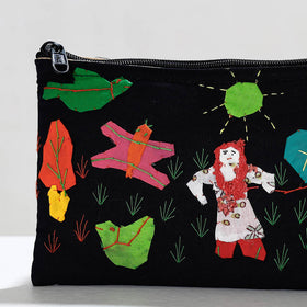  Pipli Applique Work Cotton Cosmetic Pouch 