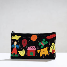  Pipli Applique Work Cotton Cosmetic Pouch 