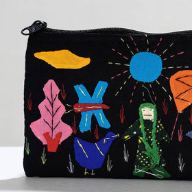  Pipli Applique Work Cotton Cosmetic Pouch 