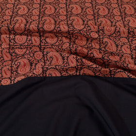 Buy Plain Cotton Double Bed Cover Set with Bagh Patchwork Online l iTokri.com