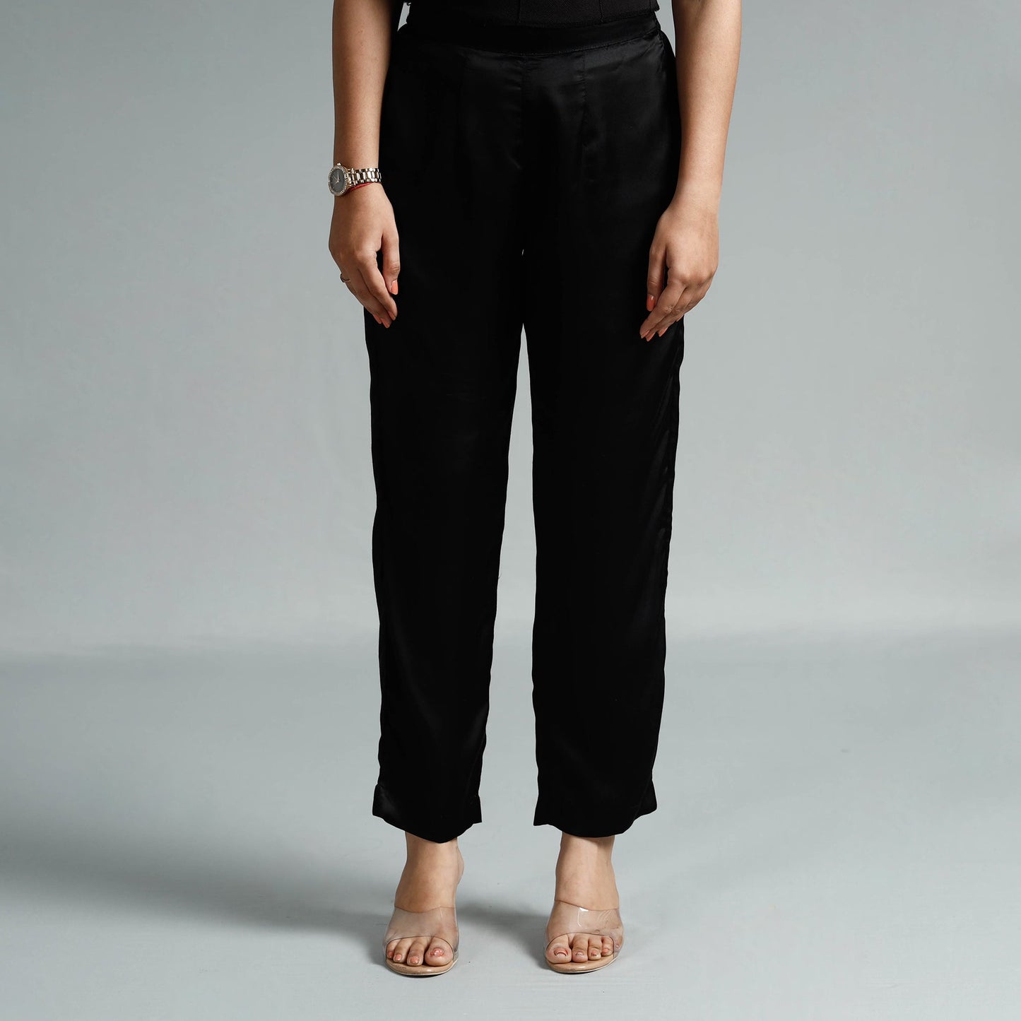 Buy Plain Modal Silk Elasticated Pant Online at iTokri.com