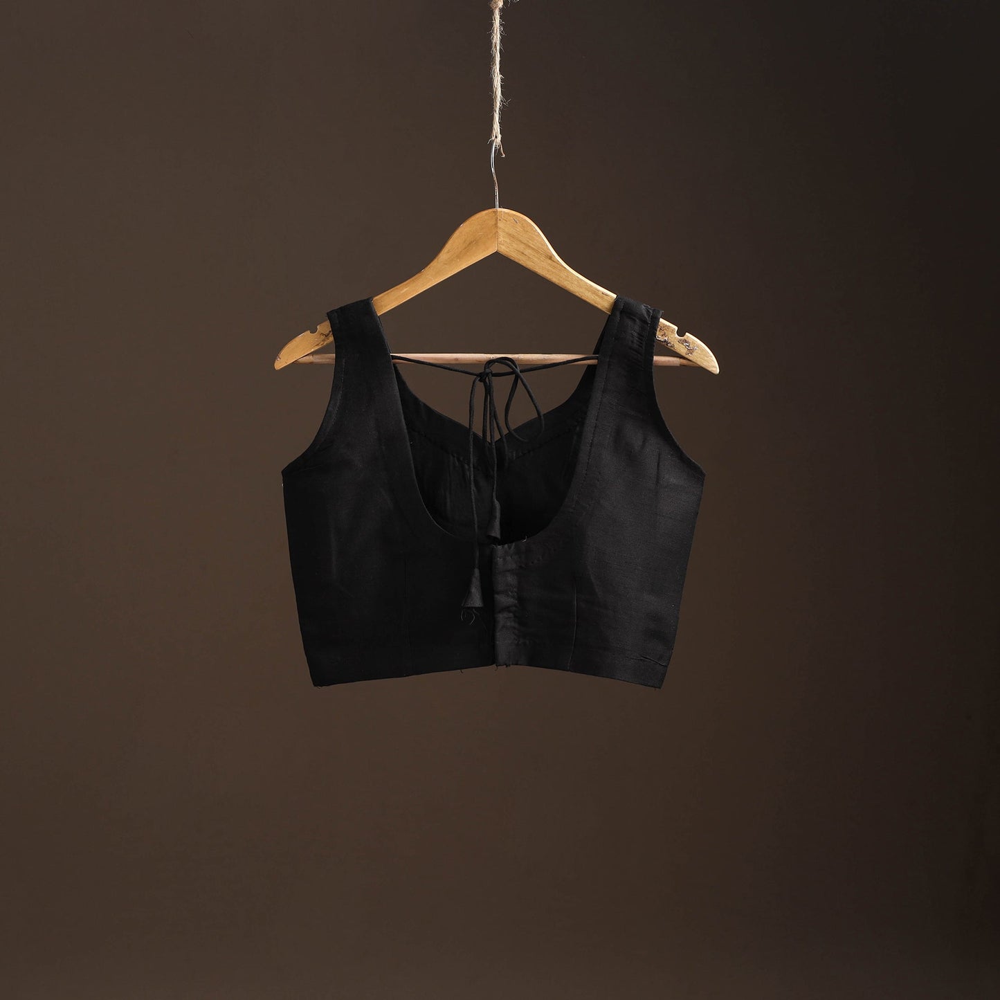 Plain slub silk readymade blouse 06 - handcrafted