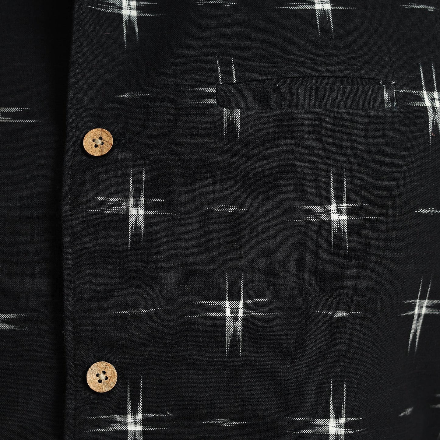 Pochampally Ikat Cotton Nehru Jacket