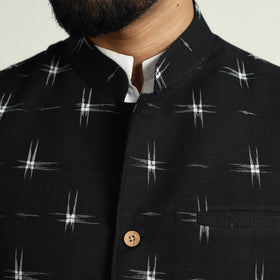 Pochampally Ikat Cotton Nehru Jacket