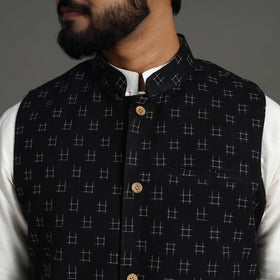 Pochampally Ikat Cotton Nehru Jacket