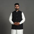 Pochampally Ikat Cotton Nehru Jacket