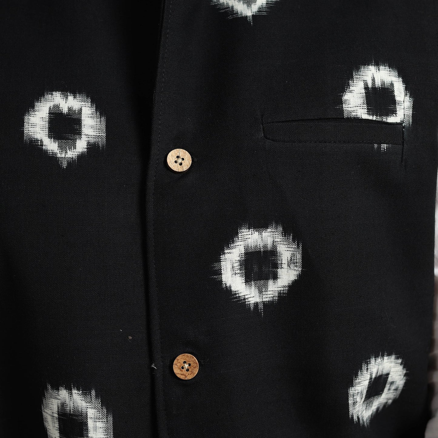 Pochampally Ikat Cotton Nehru Jacket