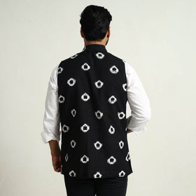 Pochampally Ikat Cotton Nehru Jacket