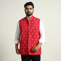 Pochampally Ikat Cotton Nehru Jacket